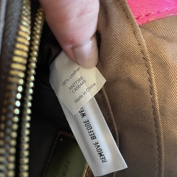 J. CREW HANDBAG TILLARY PURSE NEON HOT PINK LEATHER CROSSBODY FLAP BAG  CLUTCH - Picture 8 of 16